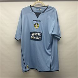 Leeds United football club - twelve replica shirts including home and away