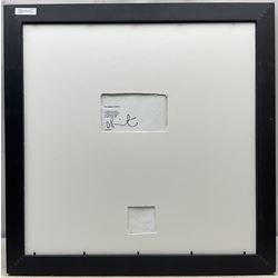 Damien Hirst (British 1965-): Circle Spin Painting 2009, acrylic on die-cut wove paper, with artist's inkstamp signature and blindstamp verso, pub. Pinchuk Art Centre, Ukraine, dia. 52.1cm 
