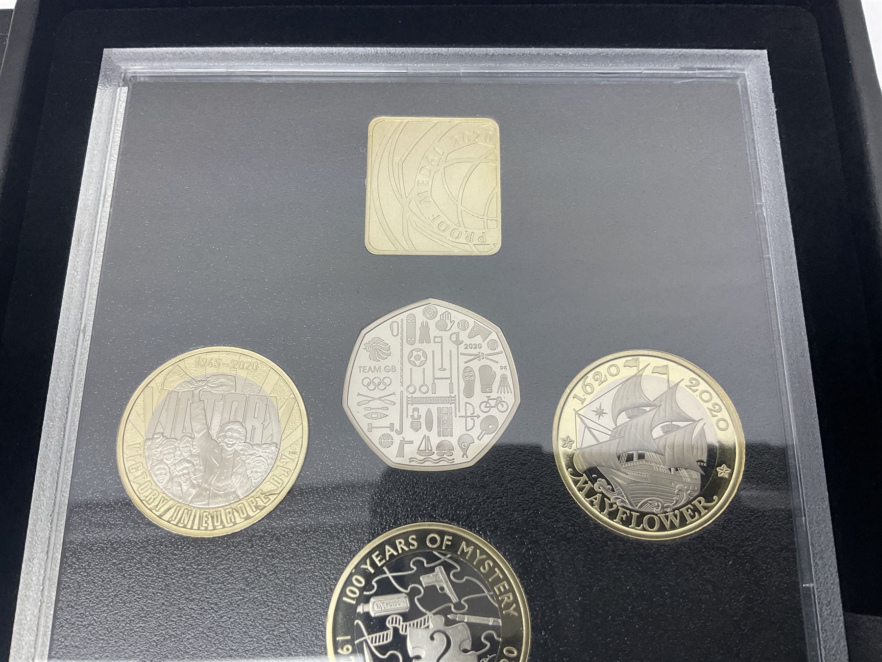 The Royal Mint United Kingdom 2020 proof coin set collector edition, cased with certificate