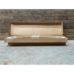 Two boxed wooden garden hammock frames 