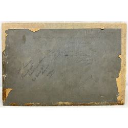 William Greaves (British 1852-1938): 'Entrance to the Village of Scholes near Leeds', oil on board signed and dated '16, titled and inscribed verso 31cm x 46cm (unframed)