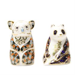 Royal Crown Derby paperweights, Queensland Koala  limited edition 177/1000 with gold stopp...