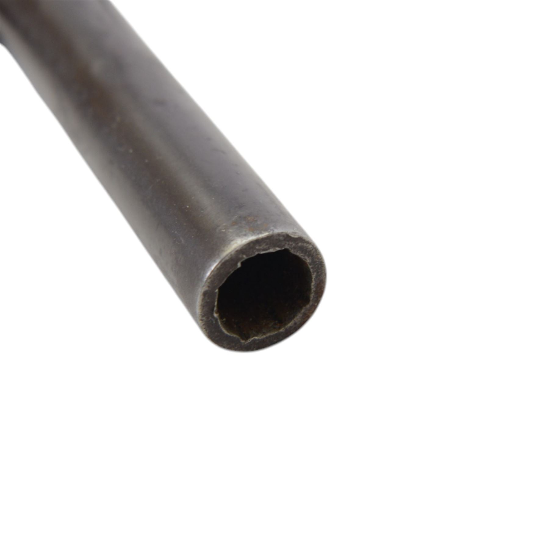 Percussion pistol, with octagonal barrel, bag-shaped wooden butt, together with two other percussion pistols   