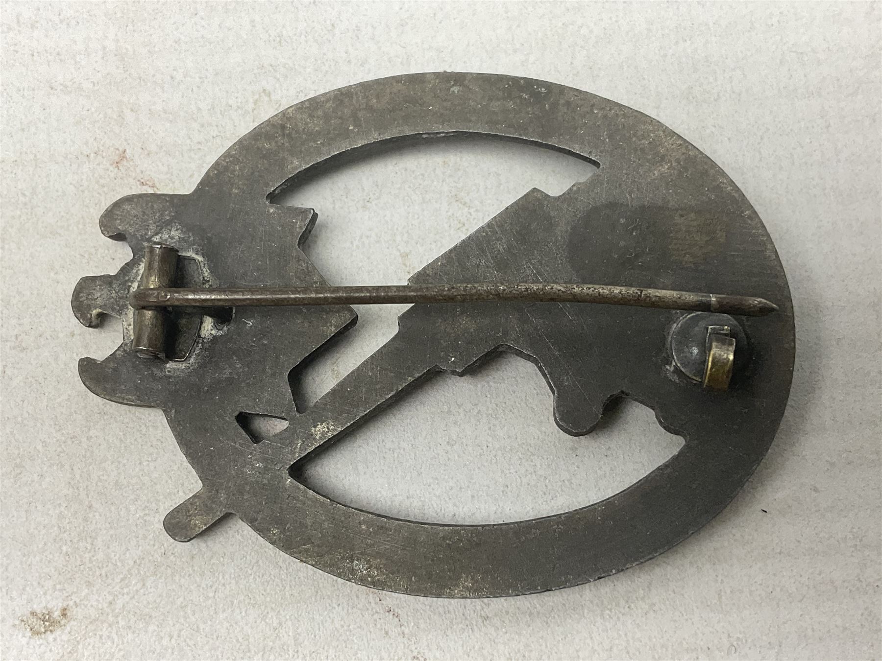 Three WW2 German badges - Close Combat Clasp; Army Flak badge; and Wound badge