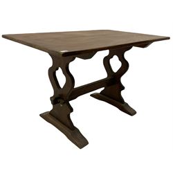 Oak rectangular table 