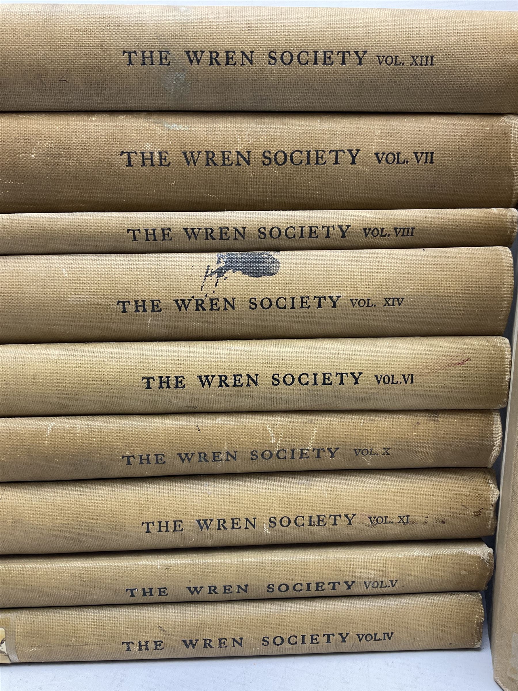 Belcher & Macartney: 'Later Renaissance Architecture in England', london Batsford, in six parts of loose folio form including plates and photographs, Twelve volumes of The Wren Society architectural books, and other architectural books and folios  