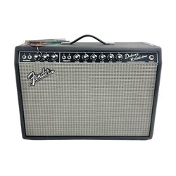 Fender Deluxe Reverb combo amplifier; model 65 Deluxe; type PR-239; 100 watts; made in USA; serial no.AC122232; L61cm; with cover