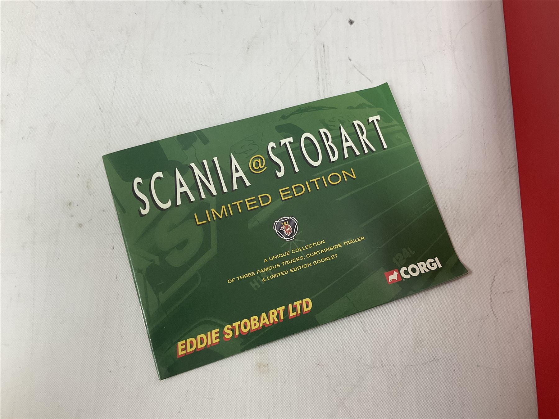Corgi - three limited edition Eddie Stobart sets - 76901 30th Anniversary 1970-2000; boxed with delivery packaging; CC99155 Scania@Stobart; and CC86610 The Eddie Stobart Story; both boxed (3)