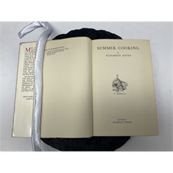 Elizabeth David; Summer Cooking, Museum Press, London, first edition, with original dust cover 