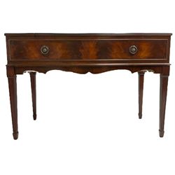 1970s mahogany radiogram with ‘Garrard’ SP25 MK IV turntable and integrated speakers