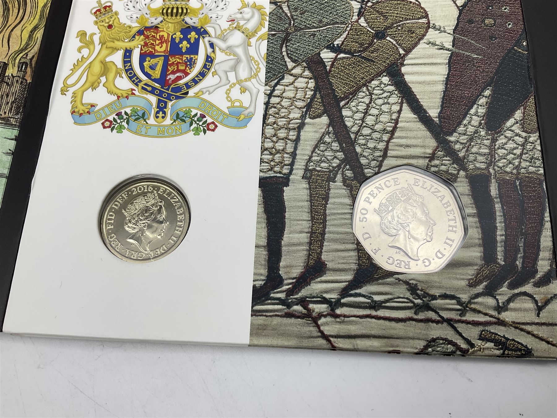 Two The Royal Mint United Kingdom Annual Coins Sets, dated 2015 and 2016, both in card folders with certificates