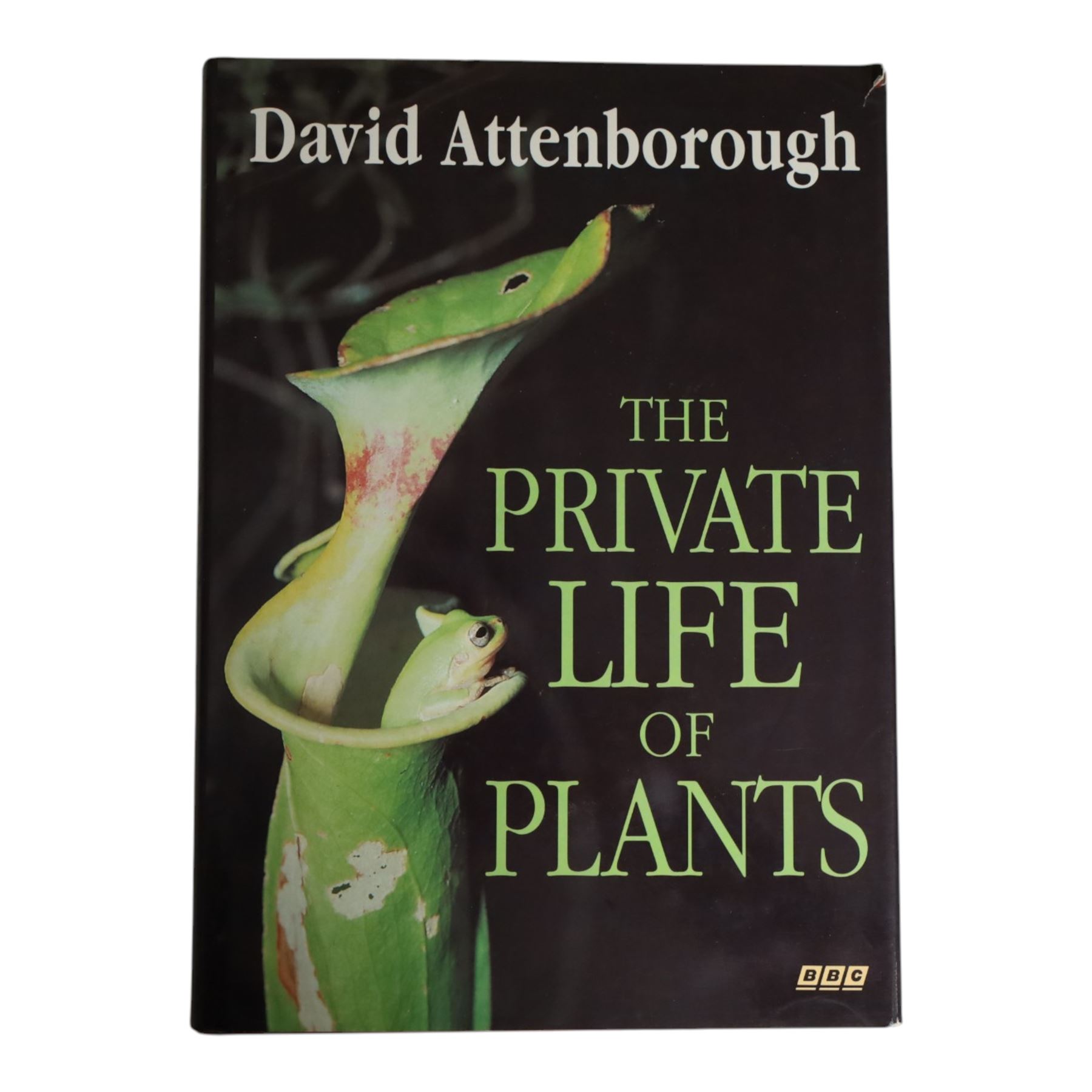 Four signed Sir David Attenborough books, comprising The Private Life of Plants, The Life of Birds, The Zoo Quest Expeditions and Life on Earth