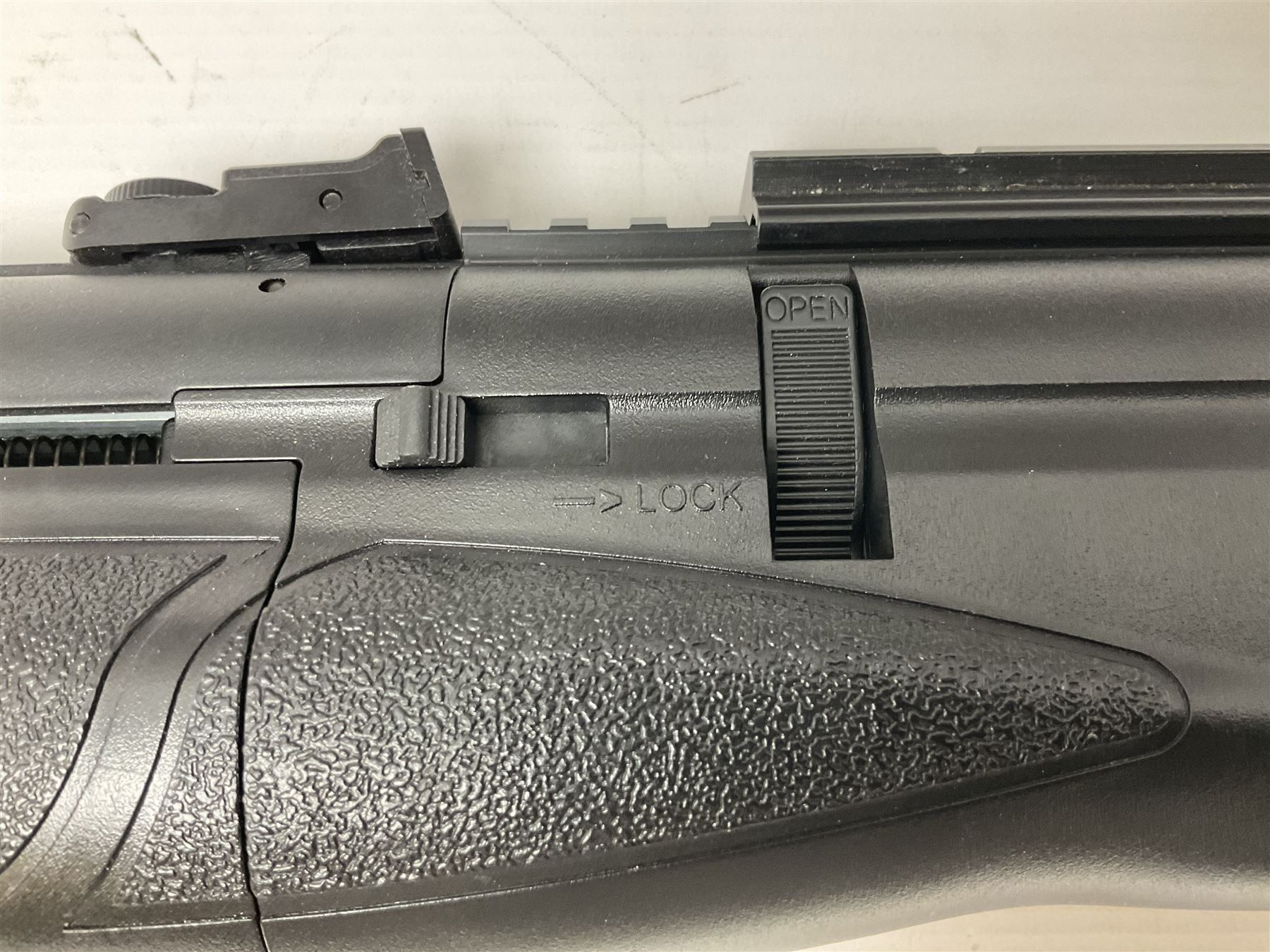 ASG Tac Repeat .177 Multishot CO2 rifle, serial no.18A41376, L108cm overall NB: AGE RESTRICTIONS APPLY TO THE PURCHASE OF AIR WEAPONS.