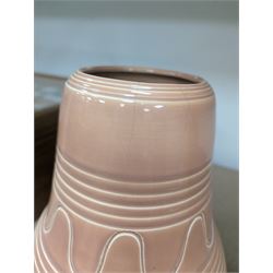 Collection of Susie Cooper ceramics, including jugs, vases and a teapot 