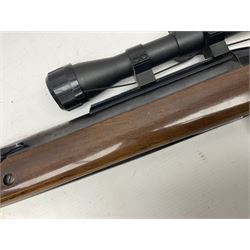 BSA .22 air rifle with under-lever action, the 51cm (20