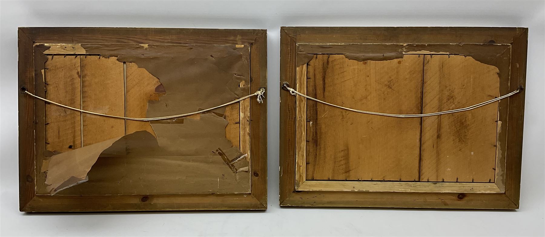 M Grieve (British 20th century): Still Life of Apples and Still Life of Mixed Fruit, pair pastel and watercolours signed 30cm x 45cm (2)