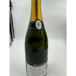 Mixed champagne; Chateau D'ay Ayala & Co 1919, Oudinot a Epernay, Antoine de Clevecy and Lanson Black Label, various contents and proof (4)