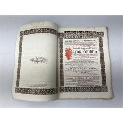 Seven late 19th/early 20th century auction posters of Hull/Yorkshire interest for properties in Hithe (Hive) 1852, South Cave 1880, Ellerker 1904, Hive 1921, Osbaldwick 1921, Balfour Street Hull 1922 and Sancton 1922; another for Cumberland 1824; two early 'This House To Let' posters; posters unframed and folded; and auction particulars for Gator Court, Ashburton, South Devon 