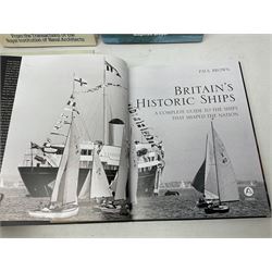 Seventeen books of maritime and naval interest including warship design and development, German Navy WW2, battleships, aircraft carriers etc