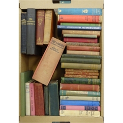  Large collection of books including cloth and leather bound   