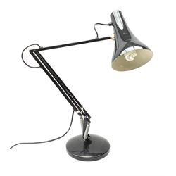 Black Anglepoise desk lamp, stamped Anglepoise Lighting Ltd