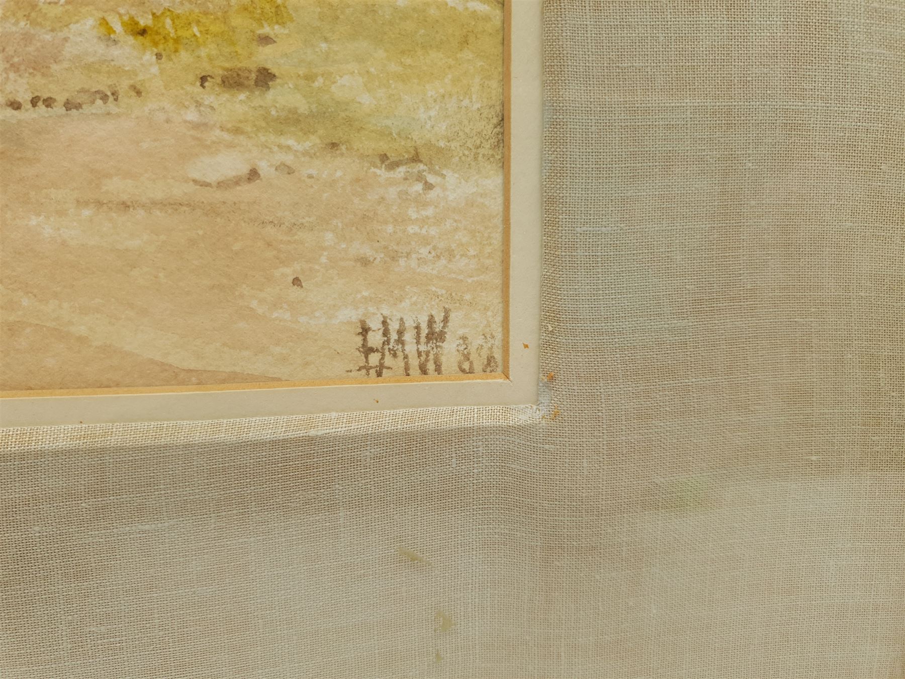 Edmund Morison Wimperis (British 1835-1900): Pulling the Hay Wagon on an Open Road, watercolour signed with initials and dated '88, 29cm x 46cm