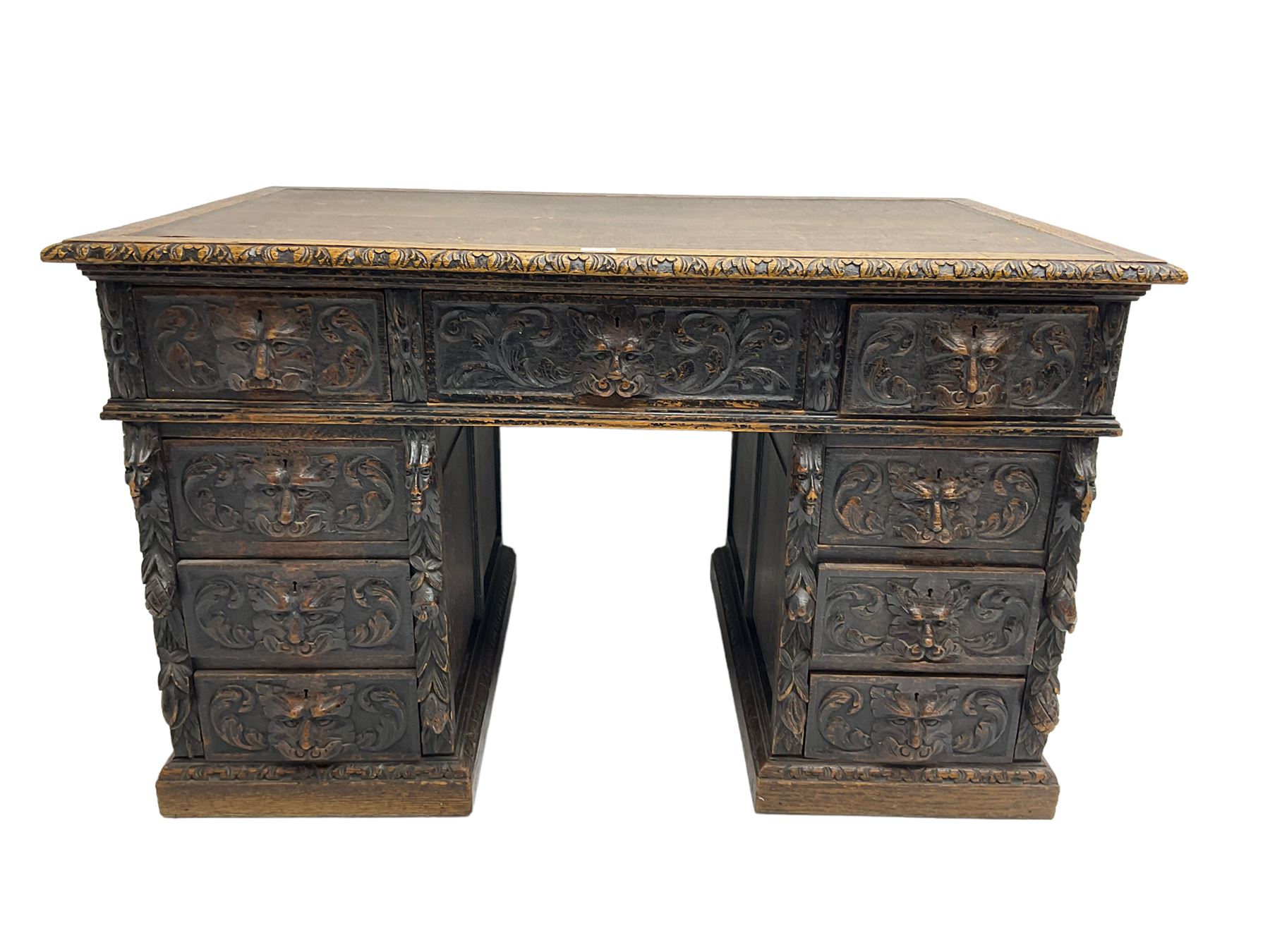 Old Elm Wheel On Stand From Shanxi - 19th Century