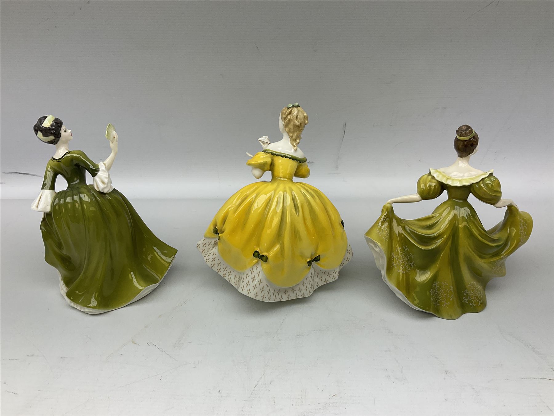 Three Royal Doulton figures comprising The Last Waltz, Simone and Lynne