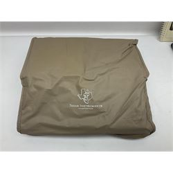 Four 1970s Sinclair electronic calculators - Cambridge in hard case with booklet; Scientific Programmable with Program Library and booklet; Scientific in hard case; and Oxford 300 in soft case with booklet; together with Texas PC-100 SR56 programmable slide-rule calculator on base station with readout, two booklets, keys and cover, serial no.9103093