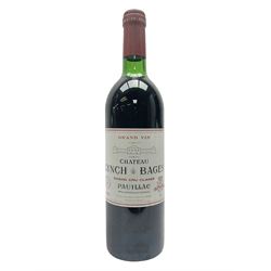 Chateau Lynch Bages, 1983, Grand Cru Classe Pauillac, 750ml, unknown proof 