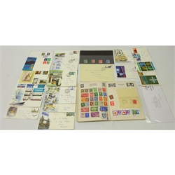  Collection of pre-1970 FDC including Votes for Women, Gipsy Moth lV, RAF Jubilee etc & a sml. collection of Stamps   