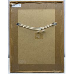 After Rembrandt (Dutch 1606-1669): 'Adam and Eve', 20th century etching 16cm x 12cm 