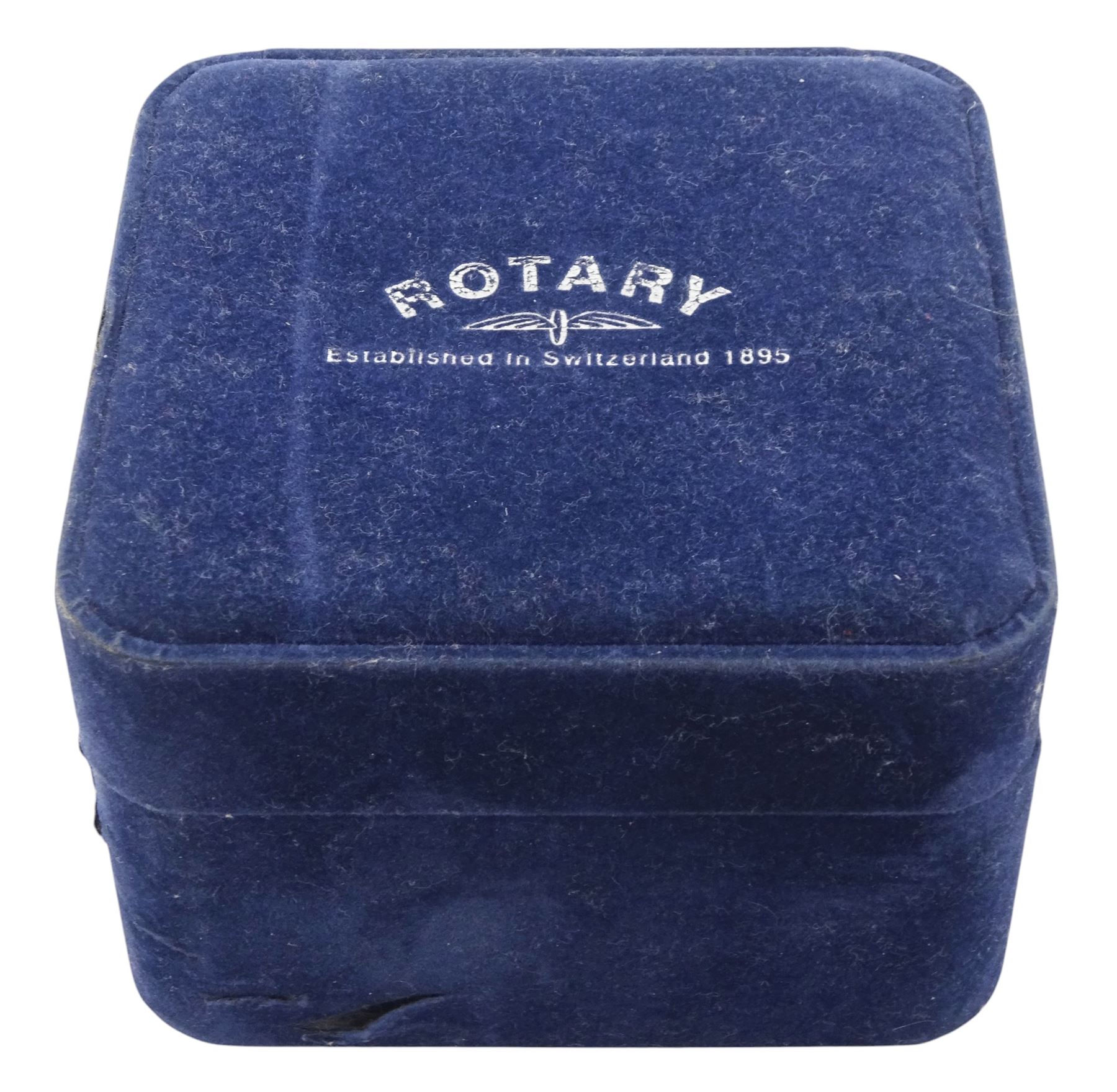 Rotary Revelation reversible night and day gentleman's stainless steel quartz wristwatch, silvered dial with Roman numerals, reversing to a second black dial with baton hour markers, both with subsidiary seconds dials, on original black leather strap, with fold-over clasp, boxed with guarantee dated 2008