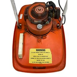 Makita HTR5600 22-inch petrol hedge trimmer and Flymo TL KT12ADV Kawasaki 2 stroke engine petrol hover lawnmower. - THIS LOT IS TO BE COLLECTED BY APPOINTMENT FROM DUGGLEBY STORAGE, GREAT HILL, EASTFIELD, SCARBOROUGH, YO11 3TX