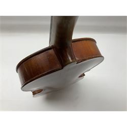 1920s Czechoslovakian violin, bearing label for Antonius Stradivarius Faciebat Anno 1826