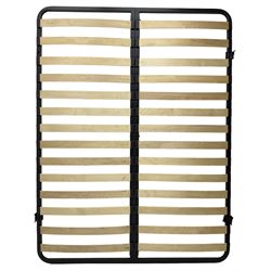 Bensons for Beds - 5' King-size bedstead upholstered in blue velvet 