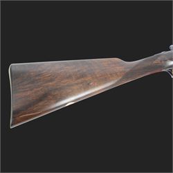 Holland and Holland 12 bore single trigger sidelock ejector, side by side double barrel shotgun with 76cm (30