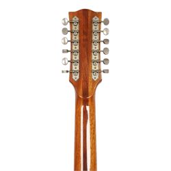 1960s/70s Eko Ranger twelve-string acoustic guitar, L108cm