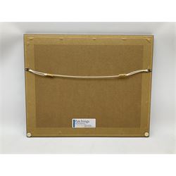 English School (20th century): Rowing Boat and Bridge, watercolour unsigned 24cm x 33cm