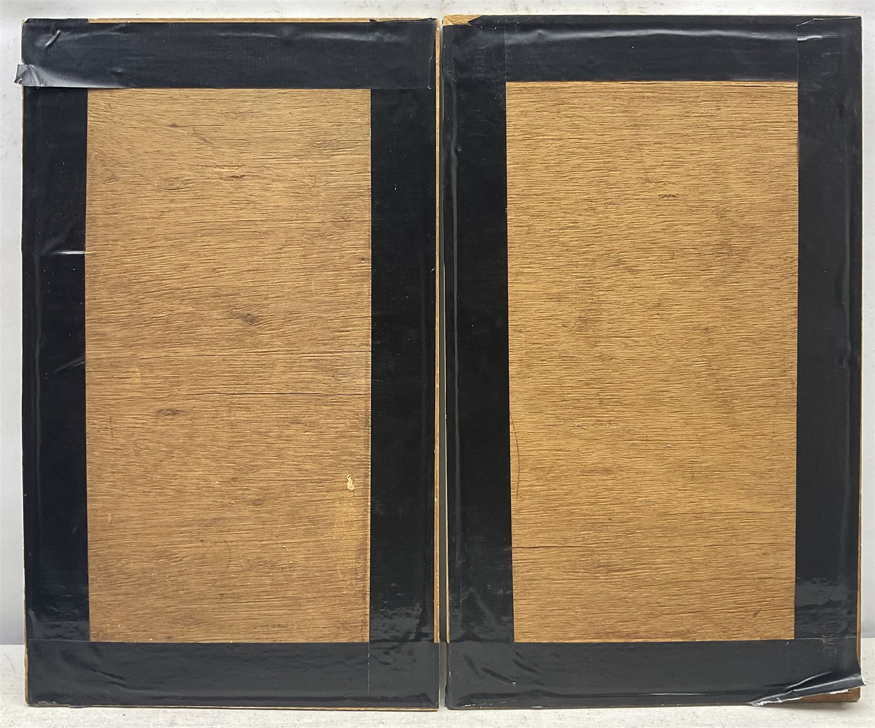 Yong Mun Sen (Malaysian 1896-1962): Coast and River Landscapes, pair watercolours signed and dated '54, 37cm x 22cm (2)