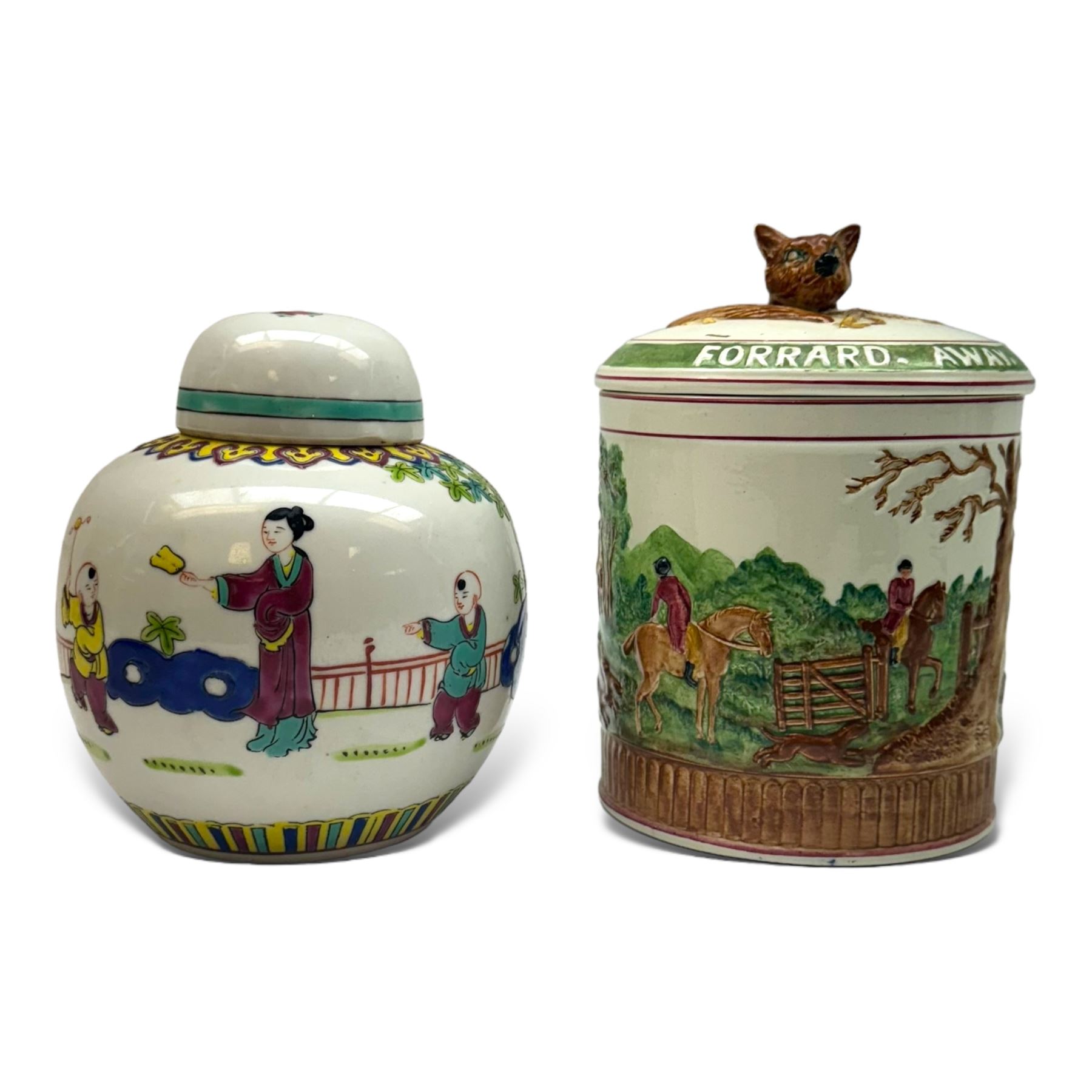 Wedgwood Tally Ho tobacco jar | Ceramics
