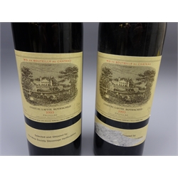  Chateau Lafite Rothschild 1993 Pauillac, 75cl 12.5%vol, selected and shipped by The Wine Society, 2btls  