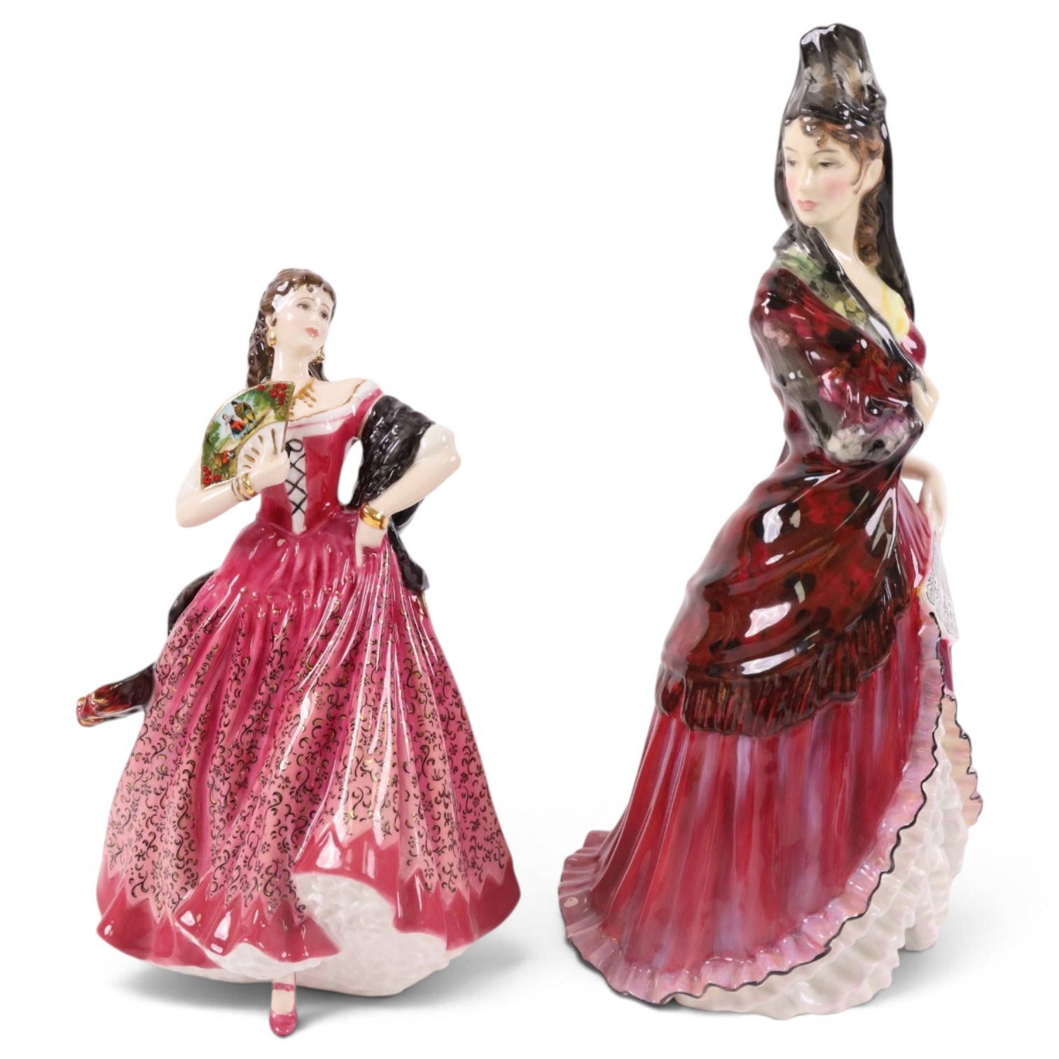 Two Royal Doulton figures, Carmen HN3993 and Mantilla HN2712