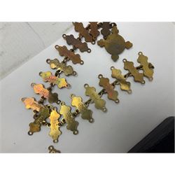 Four St John's silver fobs, together with two silver Directors Ambulance shield fobs and two other St Johns items 