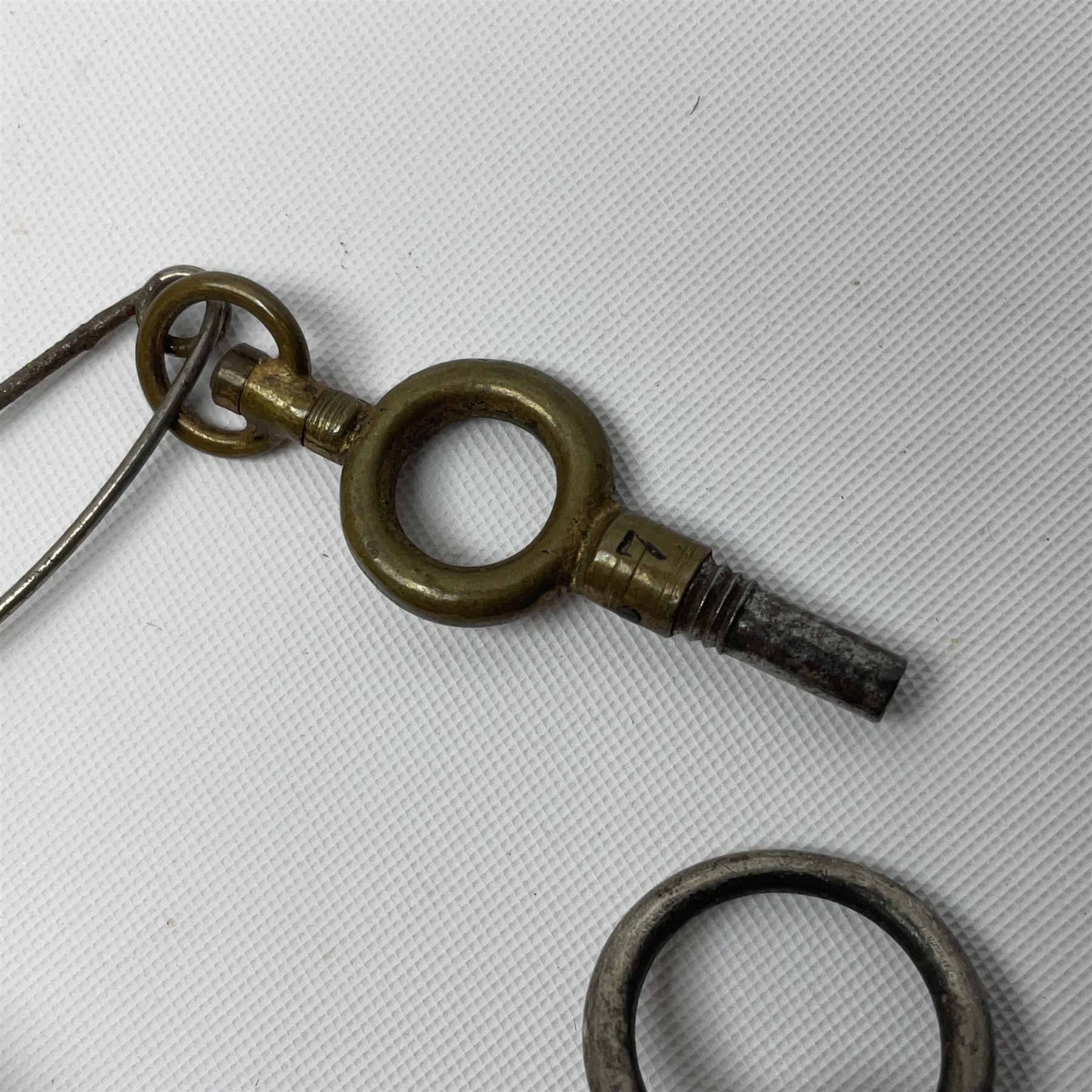 Victorian silver pocket watch, hallmarked, together with a smaller silver fob watch