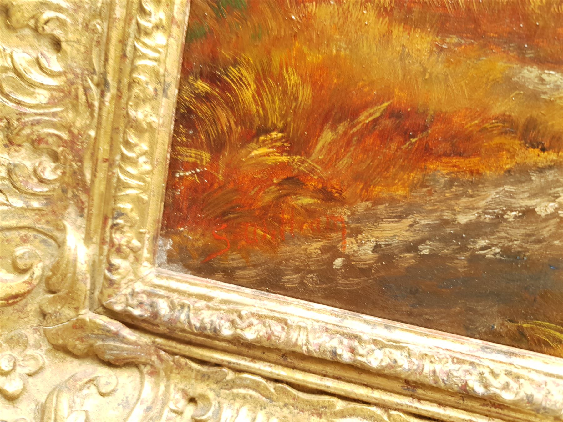 S William (British 19th century): Summer & Winter Woodland Scenes, Figures Gathering Firewood, pair oils on canvas signed 39cm x 59cm (2)  