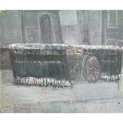 John Gilbey Bowles (British 1929-2011): 'Dale Head', oil on unstretched canvas signed and ...