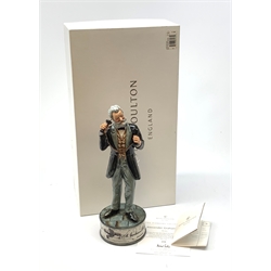 A limited edition Royal Doulton figurine, Alexander Graham Bell HN5052, 250/350, with box and certificate.