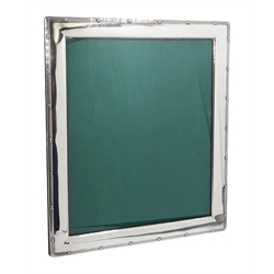 Harrods Ltd silver mounted mahogany photograph frame, Sheffield 1994, overall 30cm x 25cm