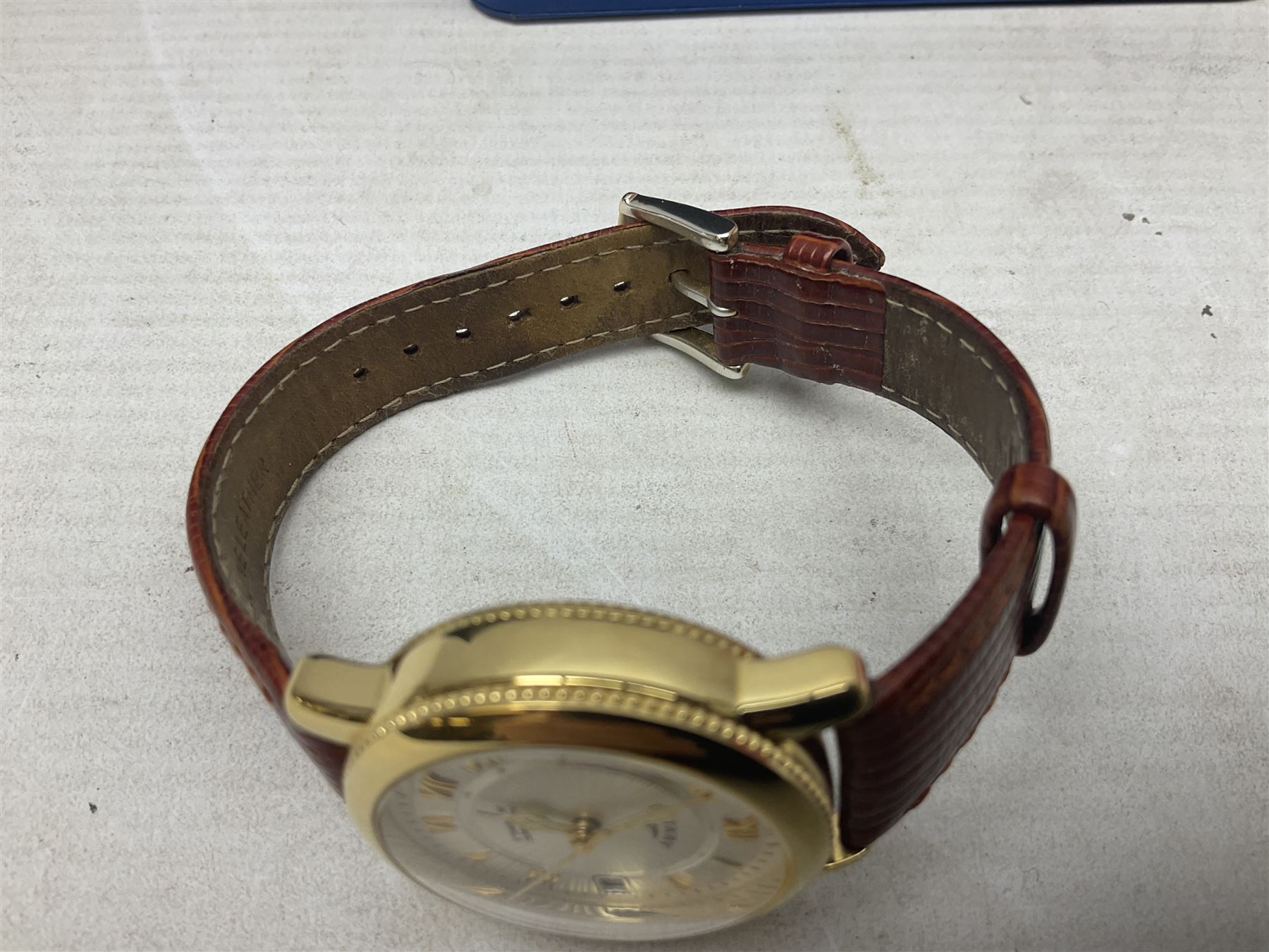 Four automatic wristwatches including Lucien Piccard moonphase, Rotary moonphase, Ingersoll limited edition Ref. IN4502 and one other Rotary 21 jewels movement, all boxed